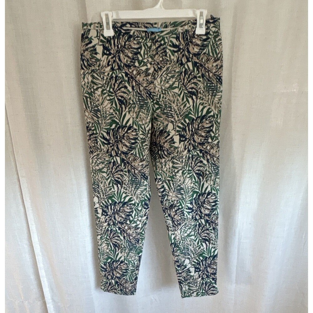 J. McLaughlin Women’s Tropical Floral Ankle Skinny Slim Stretch Pants 8